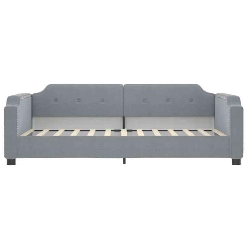 Vidaxl Schlafsofa Modern in Grau aus Stoff, Breite: 80 cm, Länge: 200 cm - Bild 2