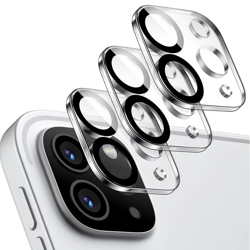 3er-Set Displayschutzfolie aus gehärtetem Glas für Apple iPad Pro 11 und 12,9 Zoll sowie iPad Air 6 10,9 Zoll, HD Klar, Transparent - Bild 4