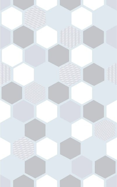 d-c-fix Static Premium Wido Fensterfolie Transparent Grau Geometrisch B: 45 cm, L: 150 cm - Bild 1
