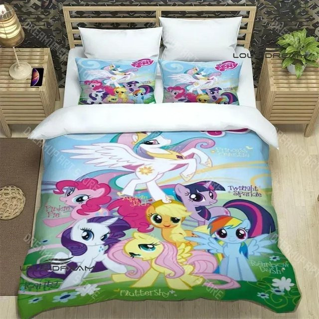 Lodestar My Little Pony Bettwäscheset aus Mikrofaser, Mehrfarbig, B/H: 140 x 200 cm - Bild 1