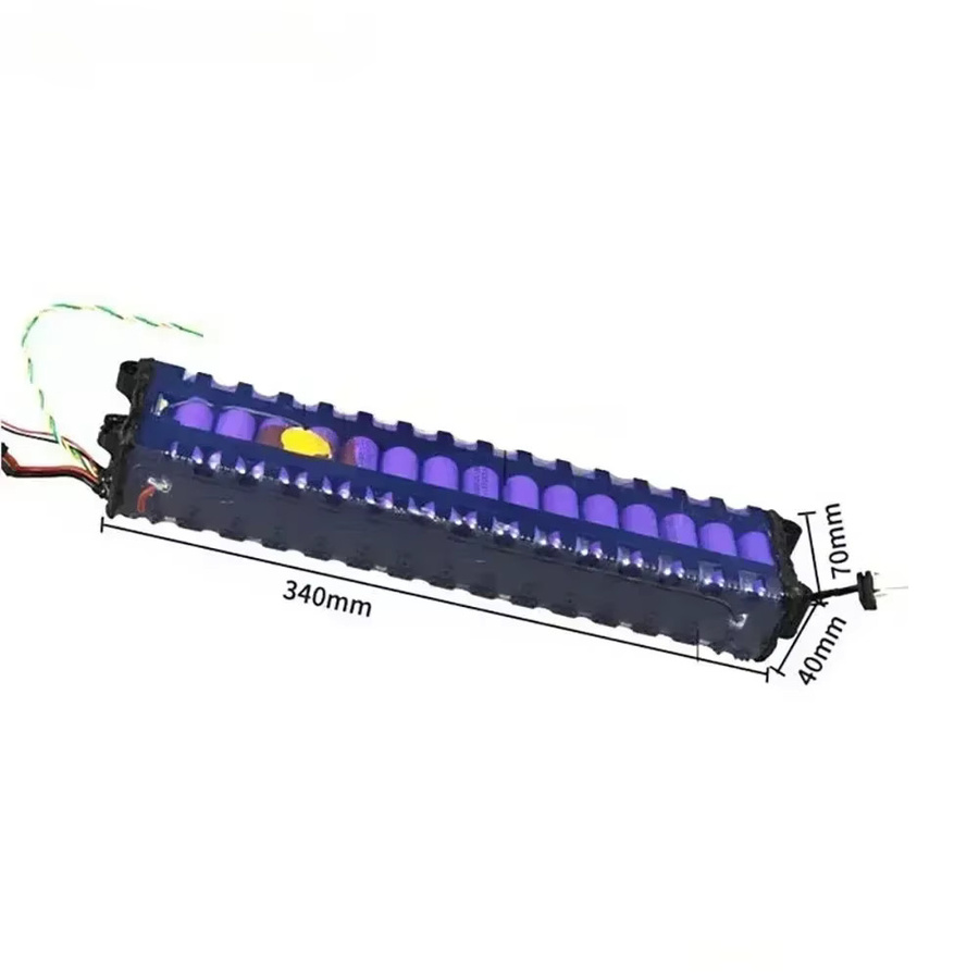 XM M356 Spezieller 18650 Lithium-Akkupack 36V 7,8Ah 7800mAh in Schwarz mit wasserdichter Bluetooth-Kommunikation - Bild 2