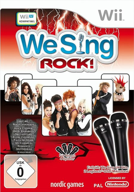 We Sing: Rock Karaoke-Spiel inkl. 2 Mikrofone von Nordic Games Publishing AB in Multicolour - Bild 1