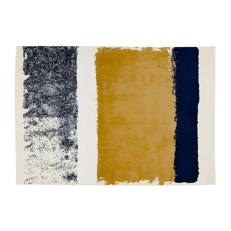 Vente-unique Wohnzimmerteppich Camden in Marineblau und Senffarben B: 230 cm, T: 160 cm - Bild 2