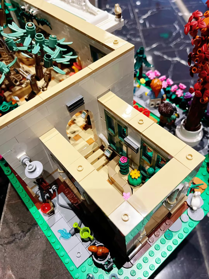 Potdemiel Botanischer Garten Straßenansicht-Modell aus Kunststoff als Wohndekor-Ornament - Bild 4