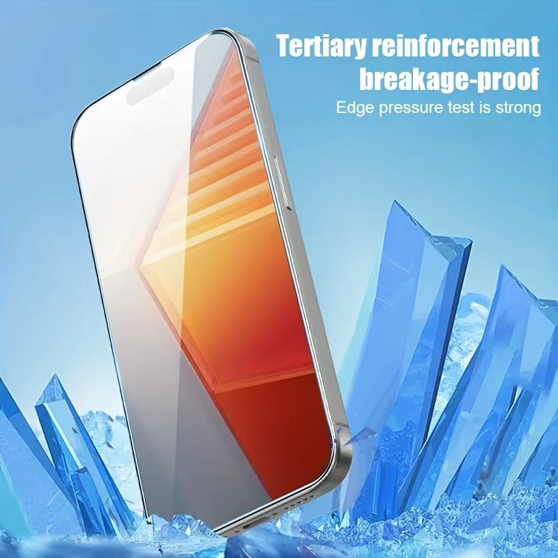 ONEVAN 3er-Pack Displayschutz aus gehärtetem Glas in 4K-Ultra-HD für iPhone 17 16 15 14 13 12 11 Pro Max Plus und Air, transparent - Bild 2