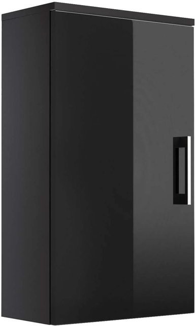 Posseik Bad-Hängeschrank Rima Anthrazit mit Soft-Close-Türen und Regalböden, Breite: 40 cm - Bild 1