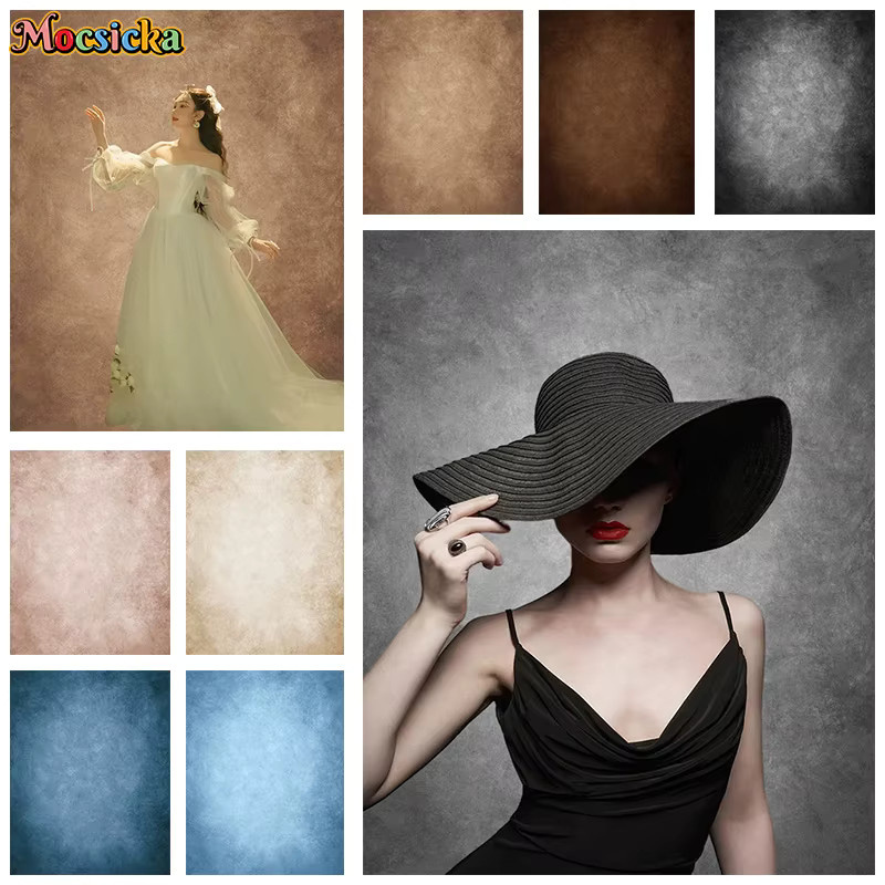 Mocsicka Fotografie Hintergrund mit abstraktem Farbverlauf und Textur in Multicolour für Porträts und Studioaufnahmen - Bild 4