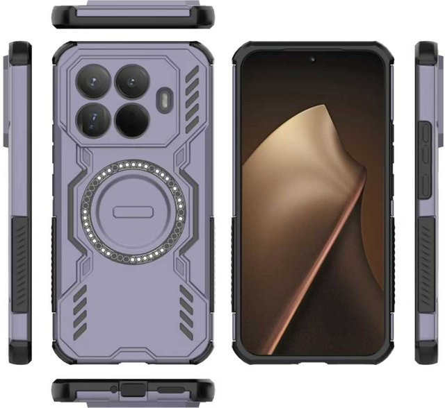 Robuste Magnetische Schutzhülle für Xiaomi 15T Pro, 17 Pro Max, Redmi Note 15 Pro Plus, 15, 15C und Redmi Note 15 5G in Purple - Bild 1