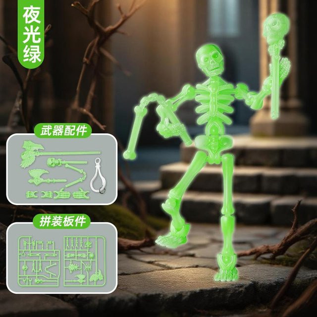 Yiran toy 3D Skelett Spielzeug, Actionfiguren, mehrgelenkig beweglich - Bild 1