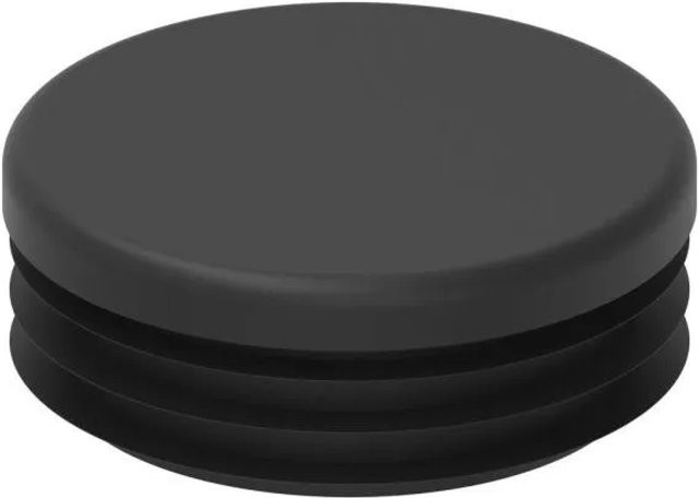 FeNau Kunststoffkappe für Rundrohr Ø 48,3 mm, Wandstärke 1,0-2,0 mm, Schwarz - Bild 1