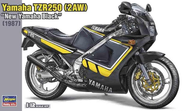Hasegawa Yamaha TZR250 2AW, Fahrzeug, Schwarz - Bild 1