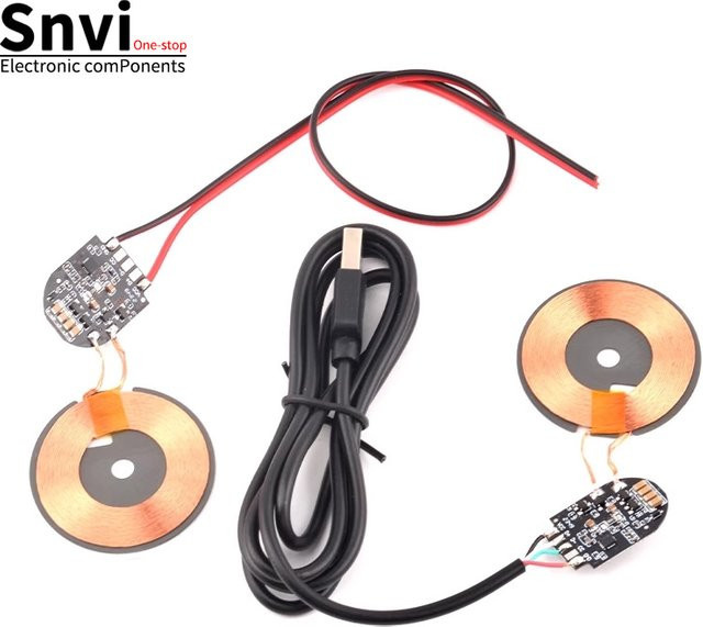 SNVI Qi2/MagSafe magnetisches 15-W-Hochleistungs-Wireless-Lademodul in Schwarz für Android-Kompatibilität mit Pop-Up-Display - Bild 1