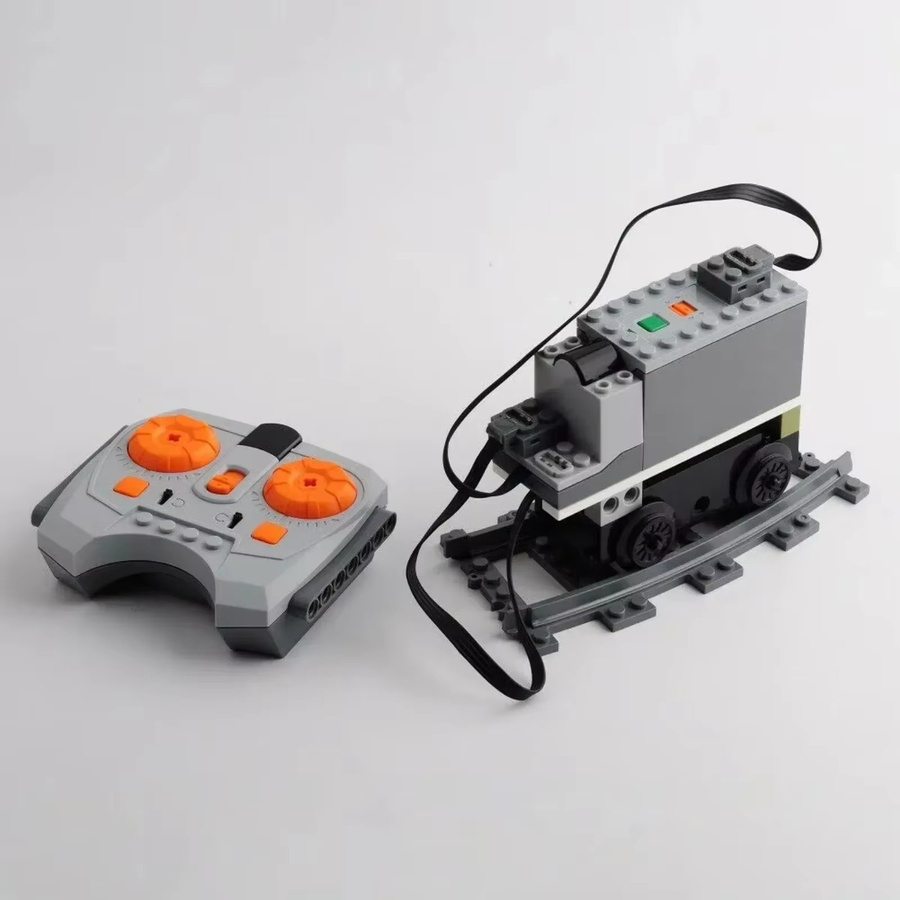 stemedu DIY Zugmotor Set, IR Fernbedienung Empfänger, LED Streifen, Schienenketten - Bild 2