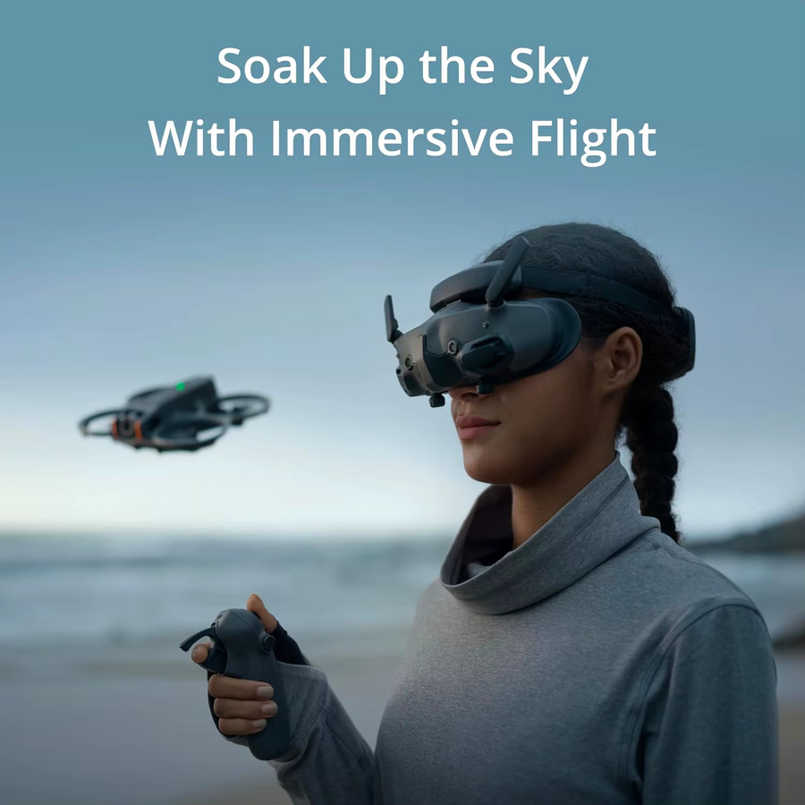 DJI Goggles 3 FPV-Brille mit Micro-OLED-Bildschirmen und O4 HD-Videoübertragung - Bild 2