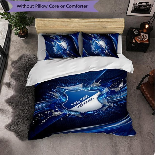 TSG Hoffenheim FC Bettwäsche-Set 3-teilig von Limi Supply C, Blau, Microfaser, B/H: 140 x 200 cm - Bild 1