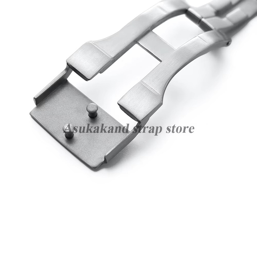 Uhrenarmband-Verschluss Edelstahl, Silber, Unisex - Bild 3