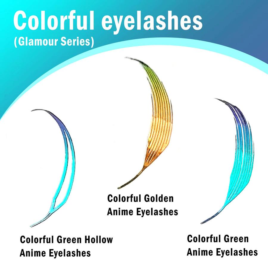 CoMango Spire Lashes Green, Glänzend, Unisex - Bild 2