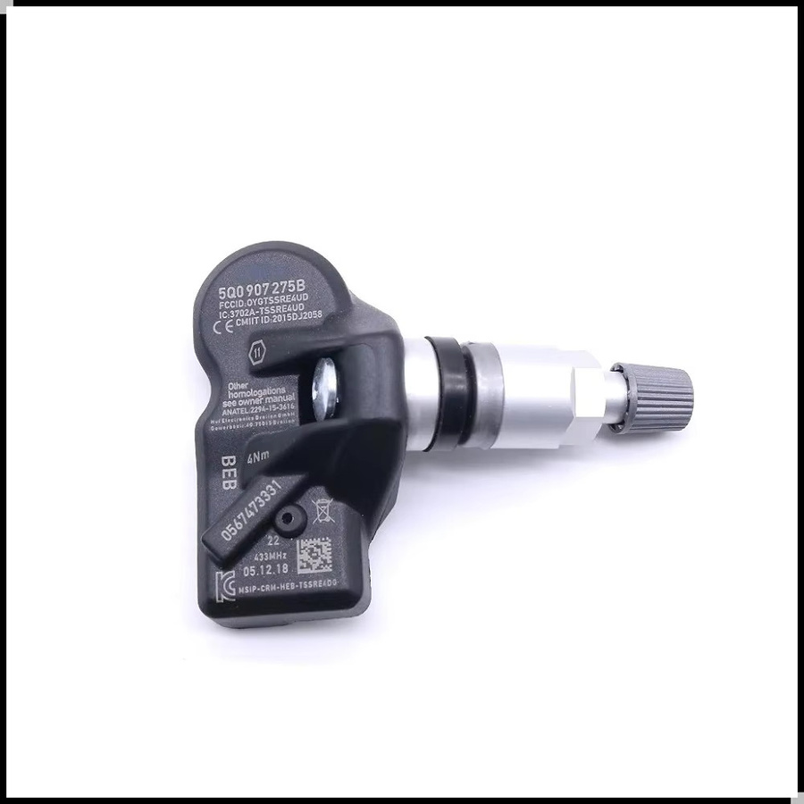 GANGLE Reifendrucksensor TPMS 433MHz für Volkswagen Tiguan Allspace, Audi, Porsche und Skoda, Farbe: Schwarz, Teilenummer: 5Q0907275 / 5Q0907275B - Bild 2