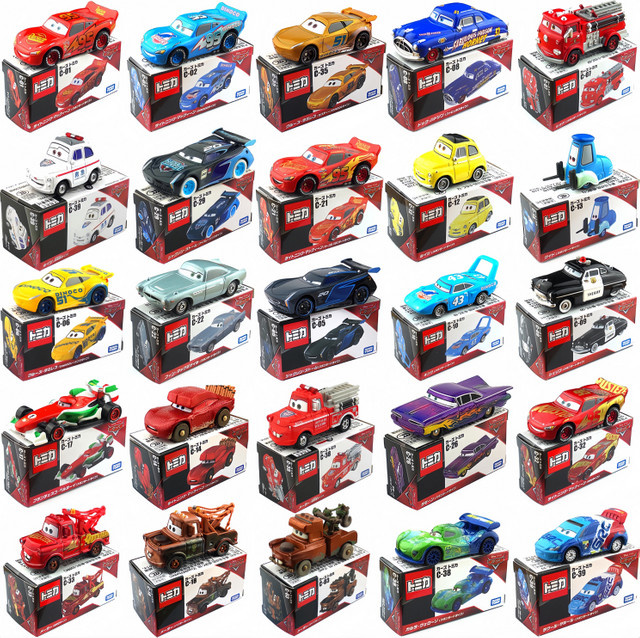 TOMICA Disney Lightning Mcqueen, Modell Auto, Metall, Rot - Bild 1