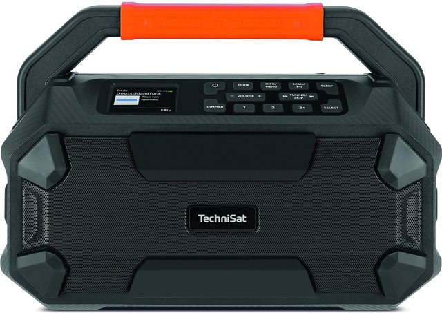 TechniSat DIGITRADIO 231 OD Outdoor-Baustellenradio mit DAB+/UKW, Bluetooth und Akku, Schwarz - Bild 1