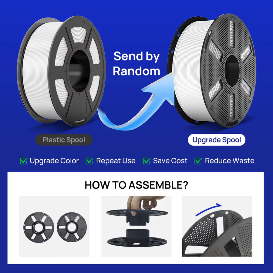 JAYO 3D-Druckerfilament 1,75 mm PETG PLA PLA PLUS 5,5 kg - Bild 2