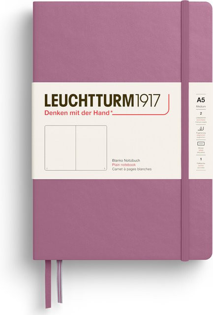 LEUCHTTURM1917 Notizbuch Medium A5 Hardcover blanko Dusty Rose - Bild 1