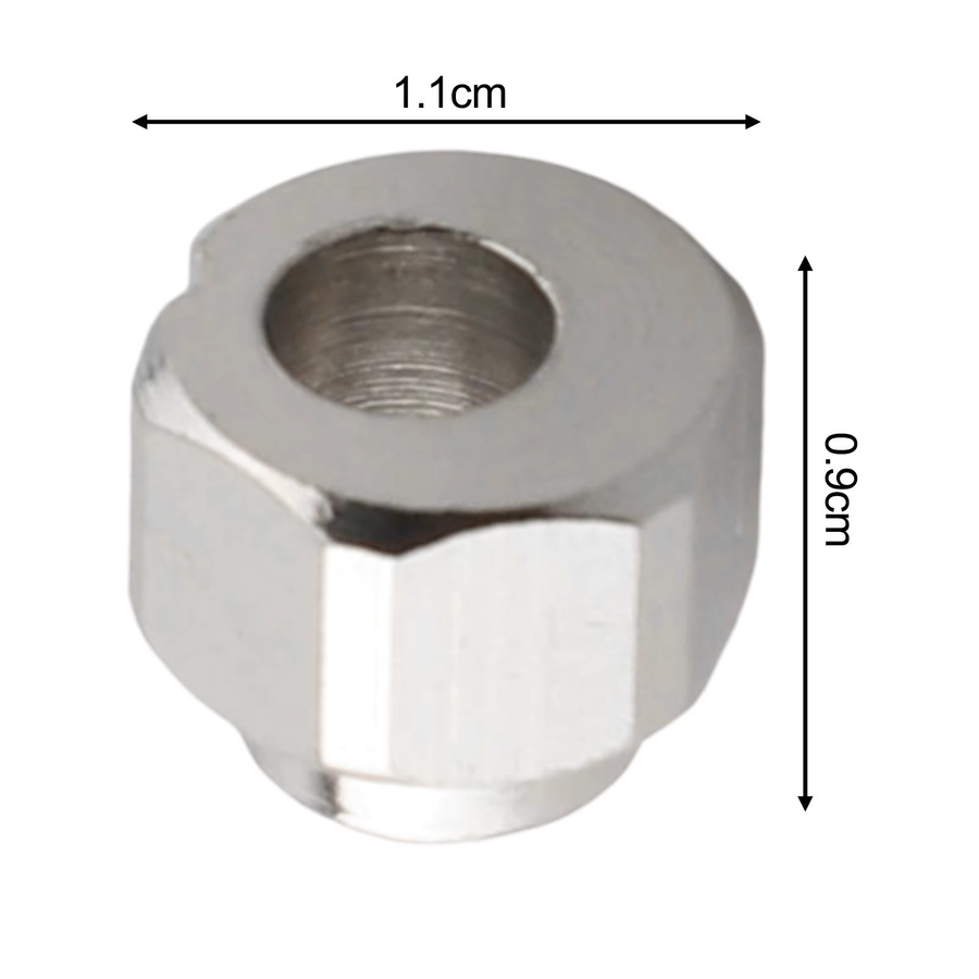 20 Stück Openbuilds Exzentrische Abstandshalter für 3D-Drucker in Silber mit 5mm Bohrung - Bild 2