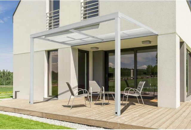 Home Deluxe Terrassenüberdachung Solis Deluxe mit Schiebedach, Weiß, B/T: 390 x 295 cm - Bild 3