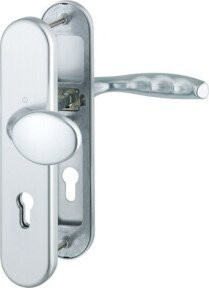 Hoppe Schutzgarnitur NY 76G/3331/3410/1810H in Silber aus Aluminium und Stahl - Bild 1