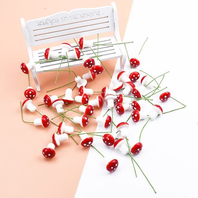 Künstliche Pilze aus Schaum für deine DIY-Dekorationen und Geschenke von smr - Bild 1