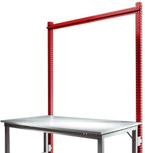 Manuflex Aufbauportal für UNIVERSAL + PROFI Standard Grundtische, Farbe: rot - Bild 1
