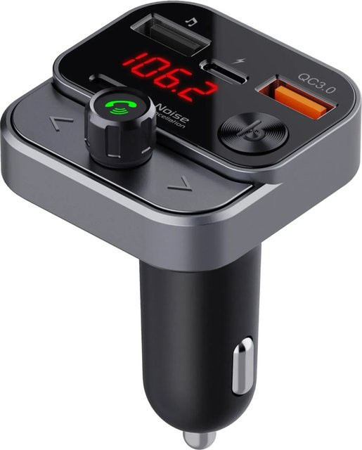 Technaxx FMT1700BT FM-Transmitter mit Bluetooth in Schwarz - Bild 2