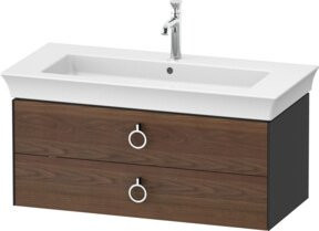 Duravit Waschtischunterschrank ohne Aufsatz White Tulip Hochglanz B: 98,4 cm, H: 41 cm, T: 45,8 cm - Bild 1