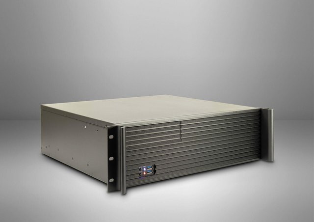 Inter-Tech 3U-K-340L Server-Gehäuse in Schwarz mit Unterstützung für ATX, micro ATX, Mini-ITX und HDD sowie USB-C - Bild 2