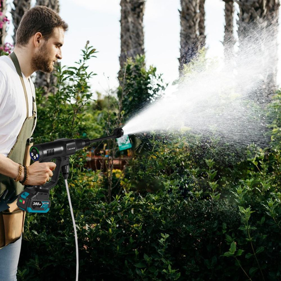 YOFIDRA 6in1 Bürstenloser Hochdruckreiniger mit 200 Bar und Akku für Makita 21V 18V Pin - Bild 10