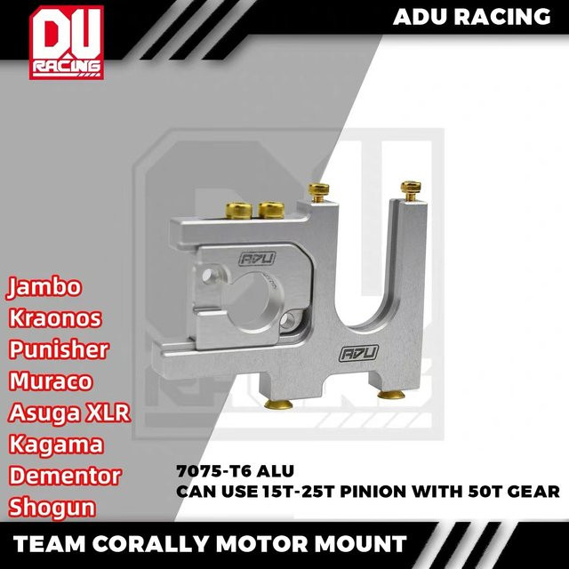 ADU RACING Schiebemotorhalterung, Zubehör, Metall, Grau - Bild 1