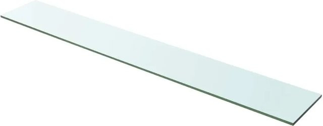 vidaXL Regalboden aus Glas in Transparent, Breite: 100 cm, Tiefe: 15 cm - Bild 1