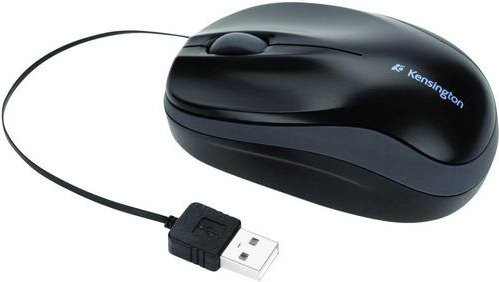 Kensington Pro Fit Retractable Mobile USB Optische Maus Schwarz mit Kabeleinzug und 1000 dpi - Bild 2