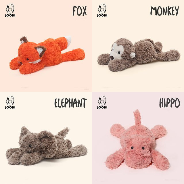 Molutian Jimny-Elefant, Nilpferd, Affe und Fuchs, Plüschtiere - Bild 1