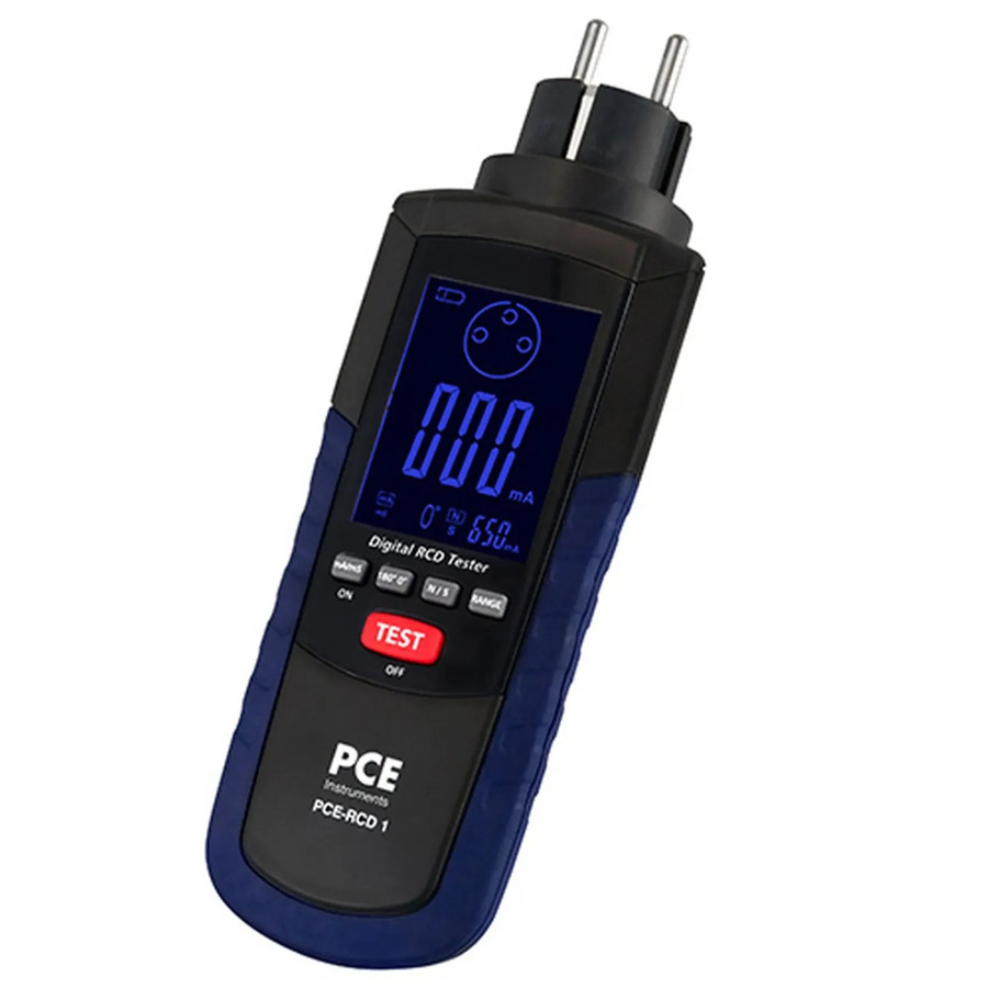 PCE Instruments Installationstester PCE-RCD 1 RCD-Tester in Schwarz - Bild 2