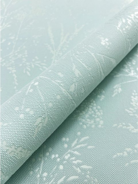 Newroom Vliestapete Äste Floral in Türkis, Blau und Weiß, FSC-zertifiziert - Bild 1