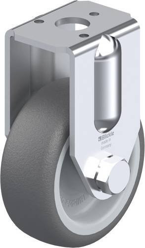 Blickle BRA-PATH 50G Bockrolle in Silber und Grau mit 50 mm Rad-Durchmesser und 75 kg Tragfähigkeit - Bild 1