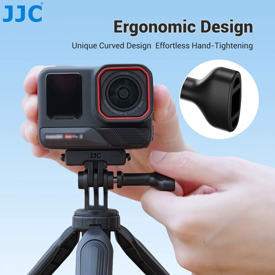 JJC 6er-Pack Rändelschraubenset in Schwarz für Insta360 X4 X5 GoPro 13 12 11 10 9 8 7 6 5 und DJI Action 6 5 Pro 5 4 3 Action-Kameras - Bild 3