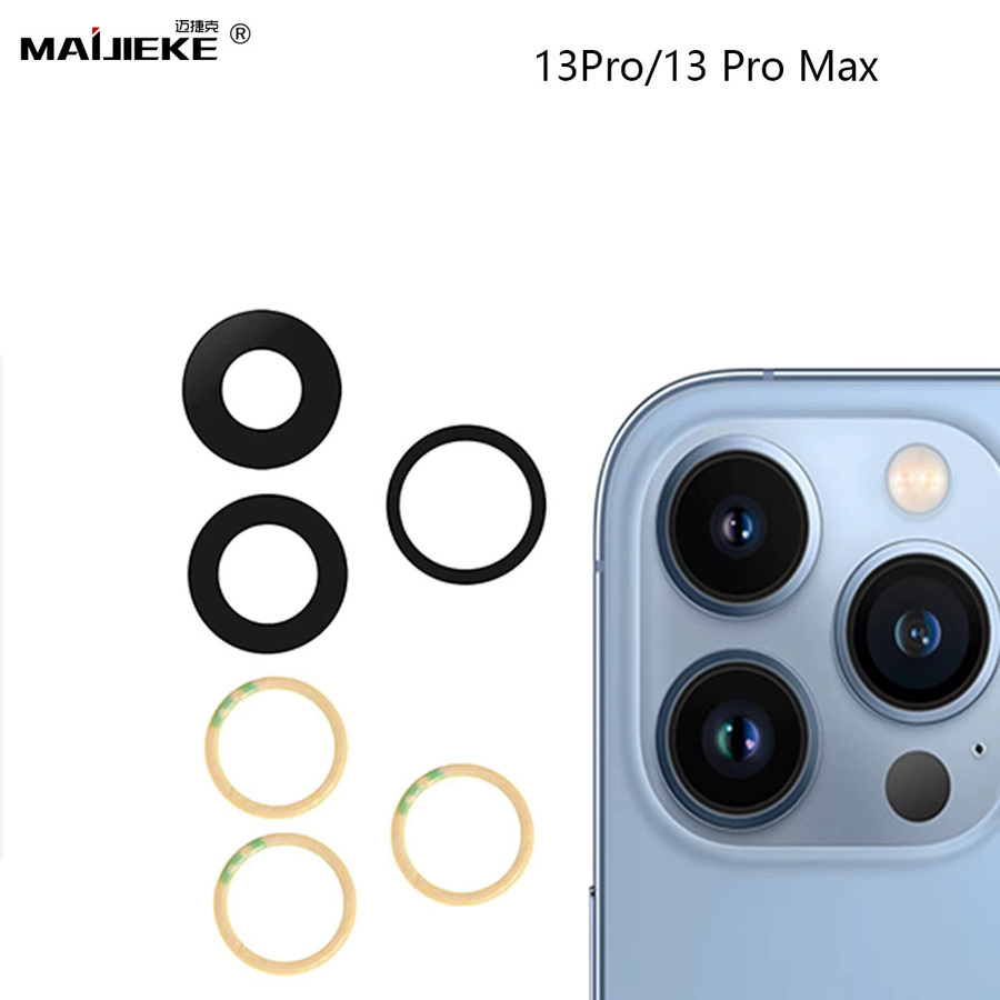 10 Stück Ersatz-Objektivglas für Apple iPhone Kamera mit Aufklebern für iPhone 16 bis iPhone 6/6S/7/8 Modelle - Bild 3