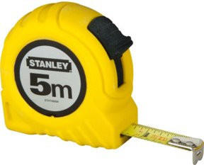 Stanley Bandmaß in Gelb mit 5 m Länge - Bild 1