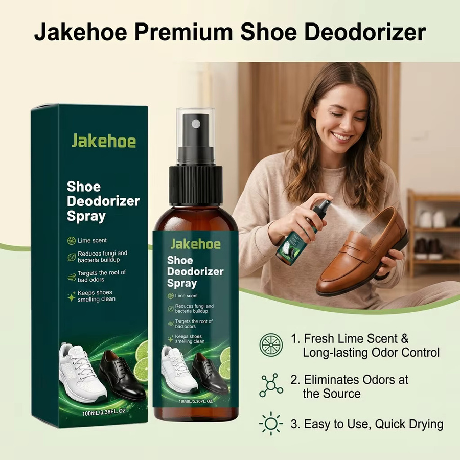 JAKEHOE Schuh-Deo-Spray mit Zitrusduft als Geruchsentferner und Hemmstoff gegen Bakterien und Pilze - Bild 4