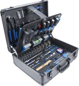 BGS Technic Profi-Werkzeug-Satz aus Edelstahl im Alu-Koffer, 149-teilig, multicolor - Bild 1