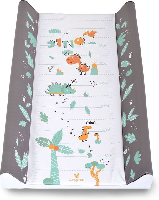 Cangaroo Wickelauflage Dino Grün, abwaschbar, mit seitlichem Rand, B/T: 50 x 80 cm - Bild 1
