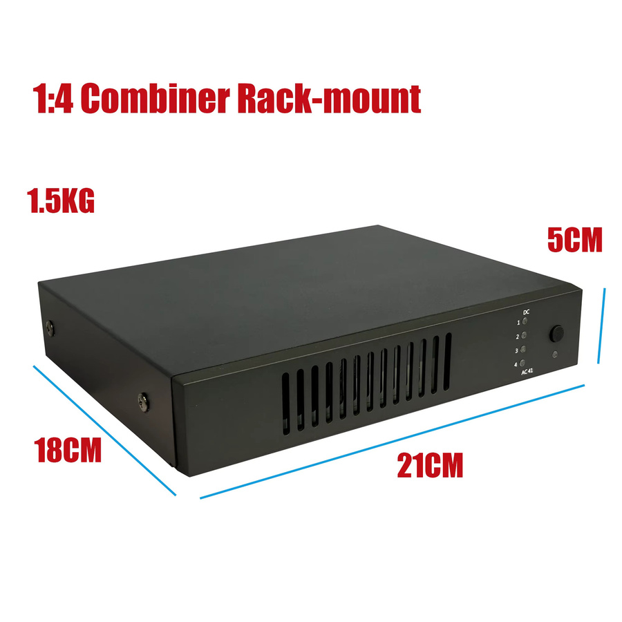 Leicozic 1:1 AC41 IEM Signal Combiner A2003 Antennensplitter 450-960 MHz in Schwarz - Bild 4