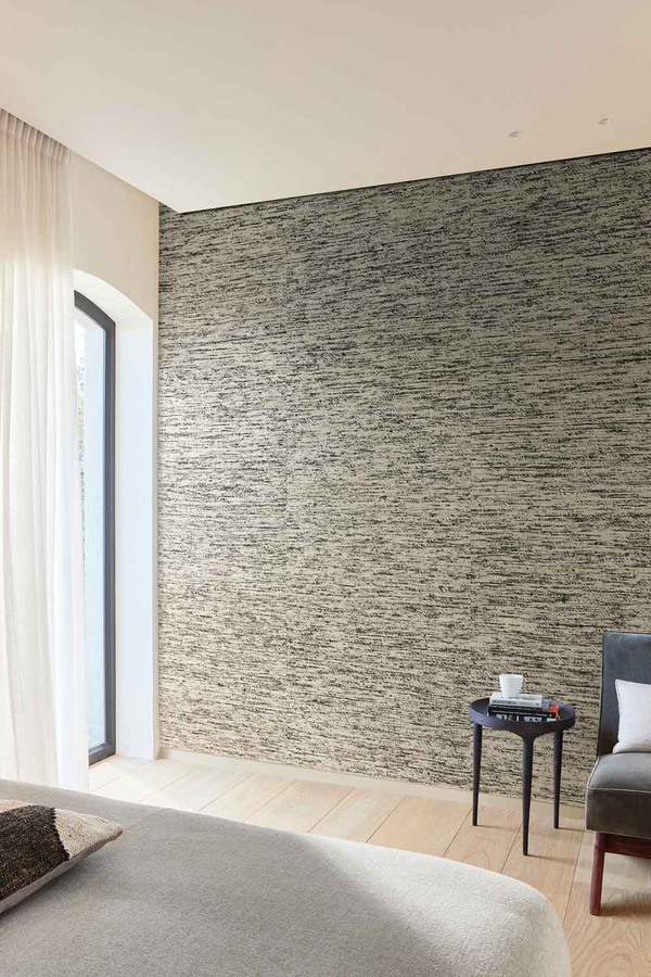 Omexco Tapete Entwined LS206 Grau Modernes Abstract Textile Design - Bild 1